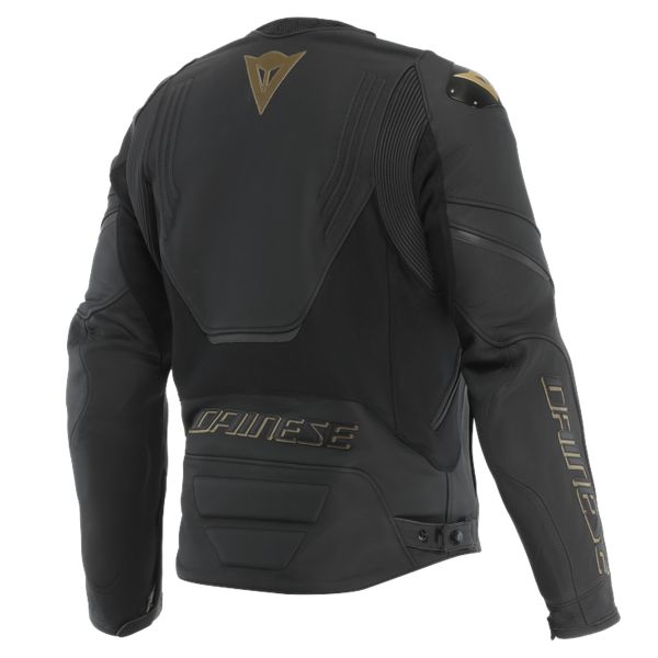 Dainese Racing 5 Cuero Negro Oro