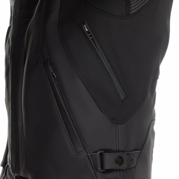 Dainese Racing 5 Cuero Negro Rojo Fluo