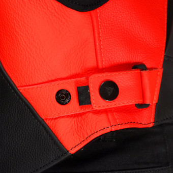 Dainese Racing 5 Cuero Plata Negro Rojo Fluo