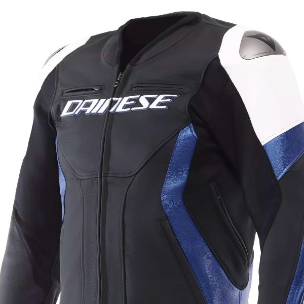 Dainese Racing 5 Cuero Blanco Azul Negro