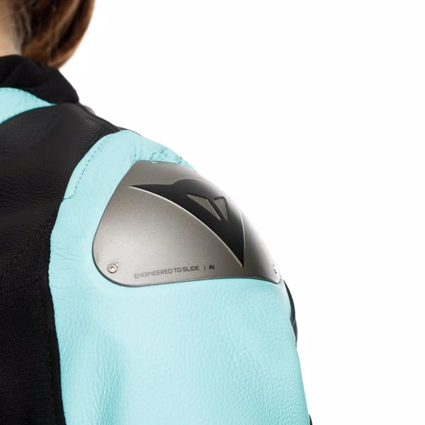 Dainese Racing 5 Cuero Mujer Negro Agua