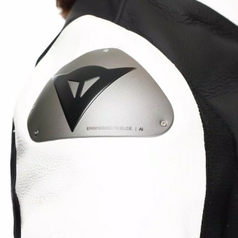 Dainese Racing 5 Cuero Mujer Negro Blanco
