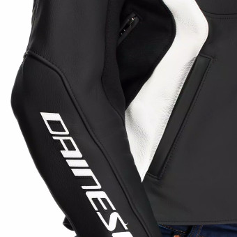 Dainese Racing 5 Cuero Mujer Negro Blanco