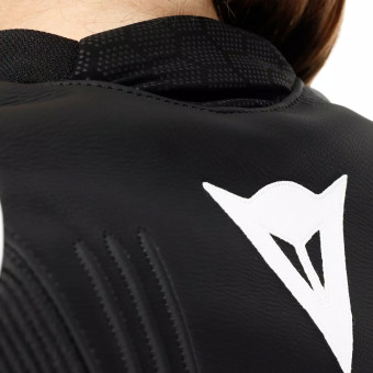 Dainese Racing 5 Cuero Mujer Negro Blanco