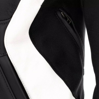 Dainese Racing 5 Cuero Mujer Negro Blanco