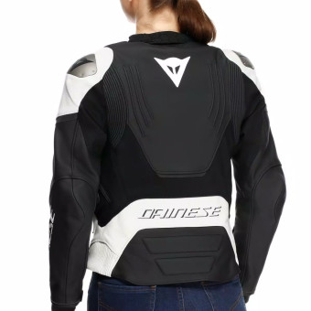 Dainese Racing 5 Cuero Mujer Negro Blanco