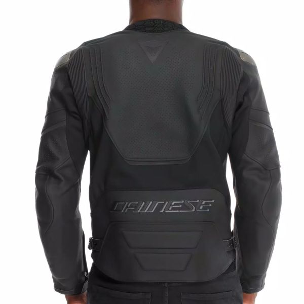 Dainese Racing 5 Perf Leather Black Black