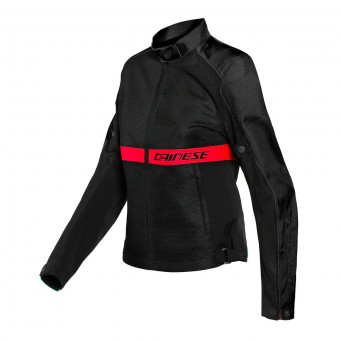 Cazadora moto Dainese Ribelle Air Lady Black Lava Red