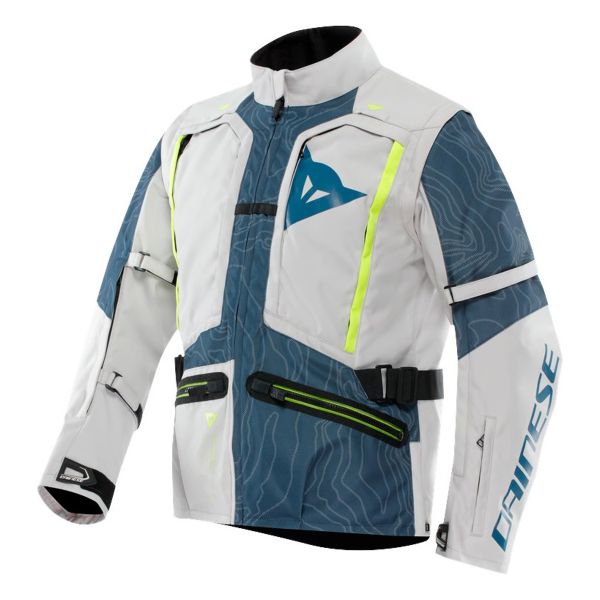 Cazadora moto Dainese Sterrato Tex Glacier Gray Blue
