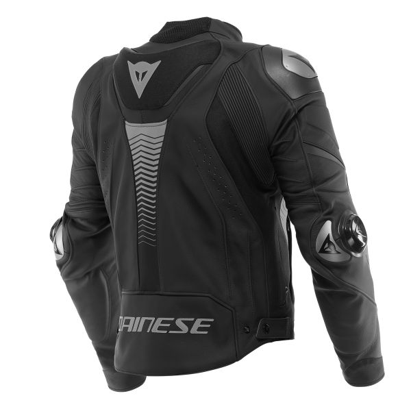 Dainese Super Speed 4 Leather Black Matt Charcoal Grey