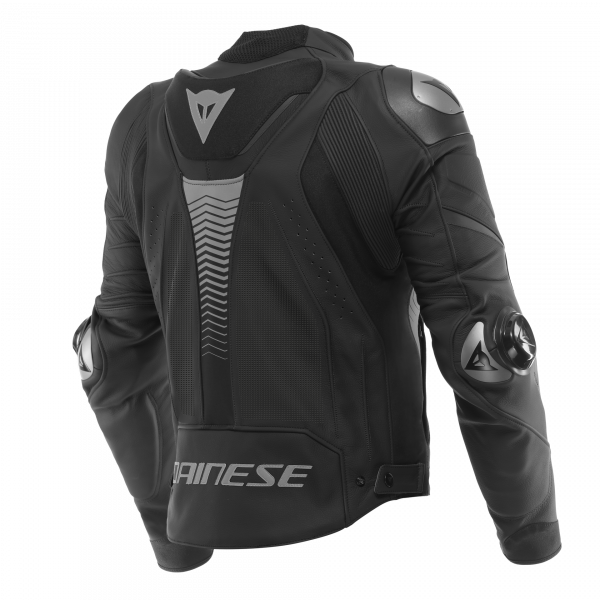 Dainese Super Speed 4 Leather Perf Black Matt Charcoal Grey