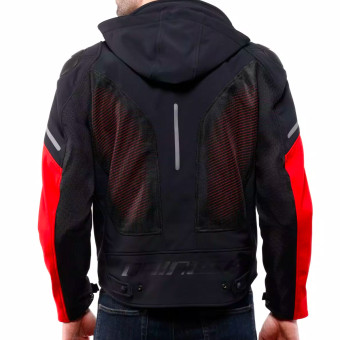 Dainese Super Sprint Air Tex Negro Blanco Rojo