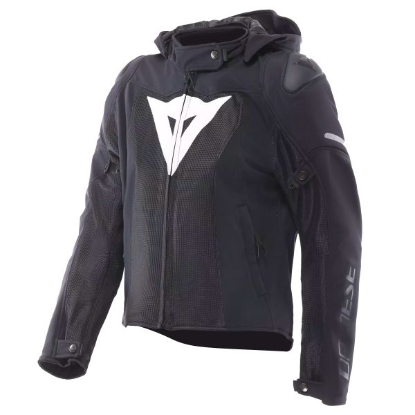 Cazadora moto Dainese Super Sprint Air Tex Mujer Negro Blanco