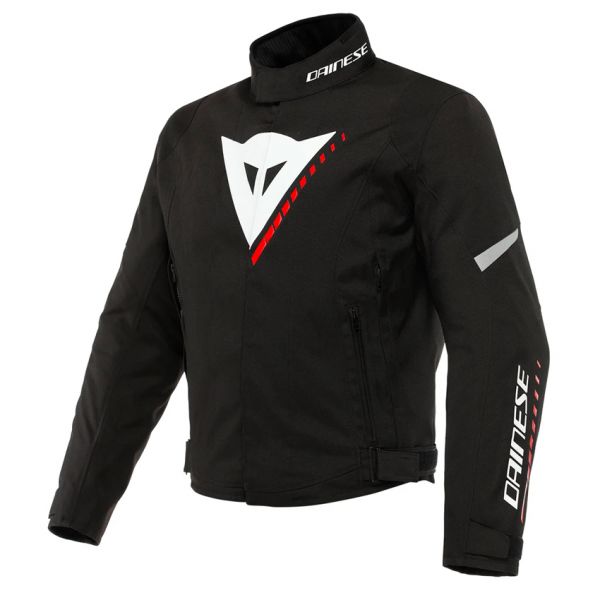 Cazadora moto Dainese Veloce D-Dry Black White Lava Red