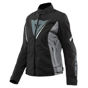 Cazadora moto Dainese Veloce Lady D-Dry Black Charcoal Grey White