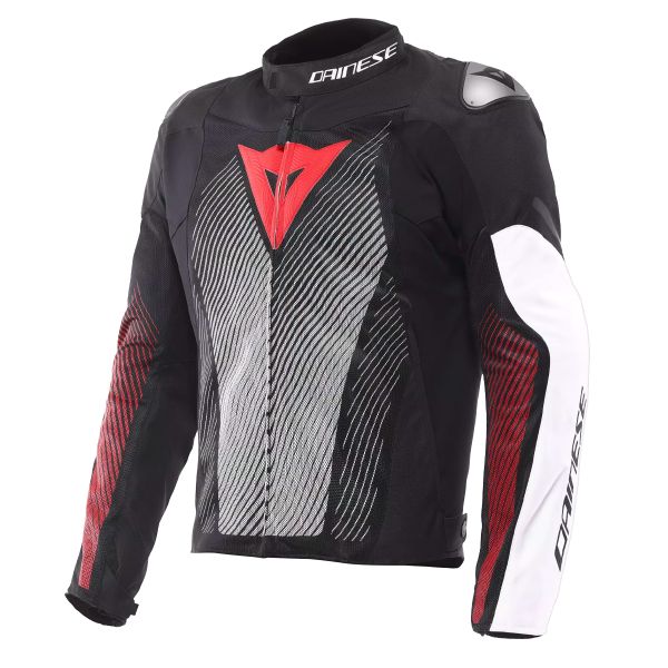 Cazadora moto Dainese Ventar Air Tex Negro Blanco Rojo