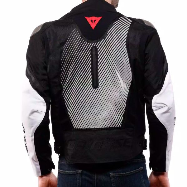 Dainese Ventar Air Tex Negro Blanco Rojo
