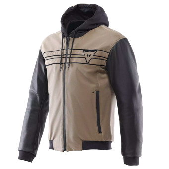 Cazadora moto Dainese Vintedge Cuero Arena Negro