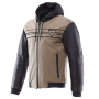 Cazadora moto Dainese Vintedge Cuero Arena Negro