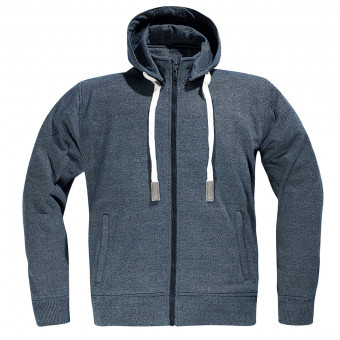 Cazadora moto DIFI Downtown Hoodie Navy Melange Cazadora moto DIFI Downtown Hoodie Navy Melange