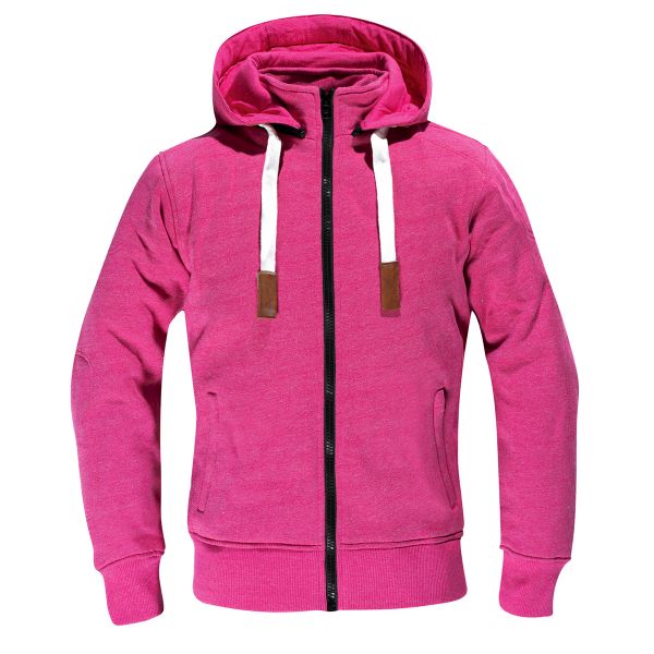 Cazadora moto DIFI Downtown Lady Hoodie Pink Cazadora moto DIFI Downtown Lady Hoodie Pink