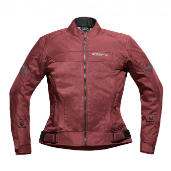 Cazadora moto DIFI Ibiza Air Lady Burgundy