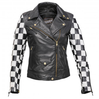 Cazadora moto EUDOXIE Beth Leather