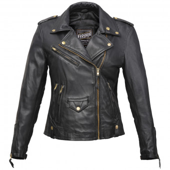 Cazadora moto EUDOXIE Suzy Leather