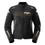 Cazadora moto Furygan Agata Negro Blanco Oro
