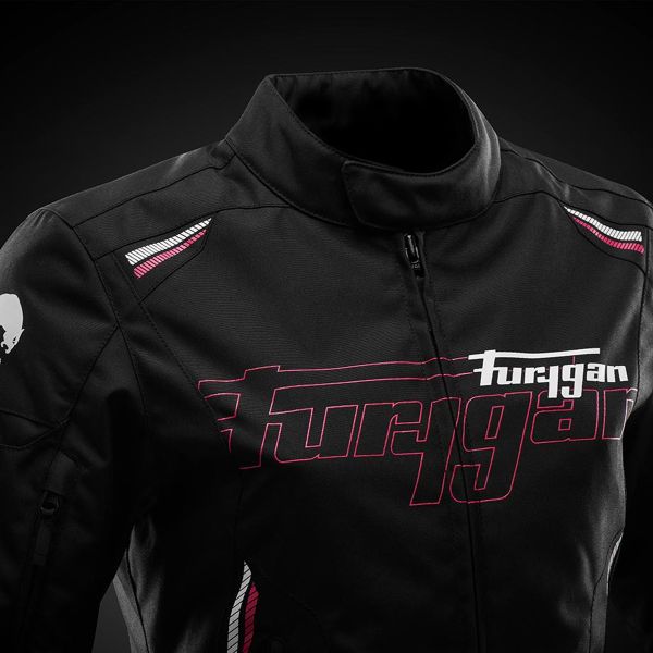 Furygan Agata Negro Blanco Rosa