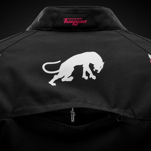 Furygan Agata Negro Blanco Rosa