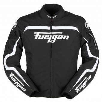 Cazadora moto Furygan Diablo Black White