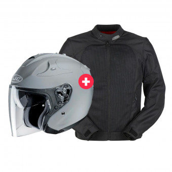 Cazadora moto Furygan Genesis Mistral Evo 2 Black + FG-JET N. Grey
