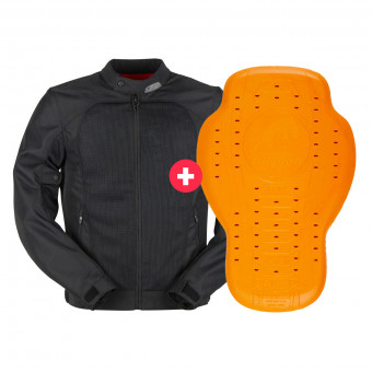 Cazadora moto Furygan Genesis Mistral Lady Evo 2 Black + Espaldera D3O Viper Nivel 2