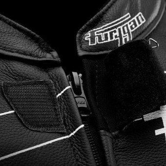 Furygan Helix Negro Blanco Rojo