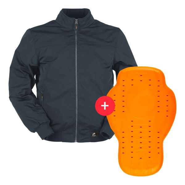 Cazadora moto Furygan Kenya Evo Blue + Back Protector D3O Viper Level 2
