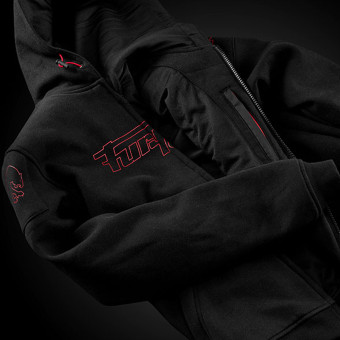 Furygan Livio X Kevlar Negro Rojo