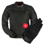 Cazadora moto Furygan Mistral Evo 3 Black + Jet D3O Black