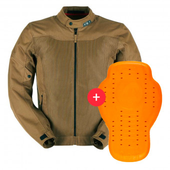 Cazadora moto Furygan Mistral Evo 3 Bronze + Back Protector D3O Viper Level 2