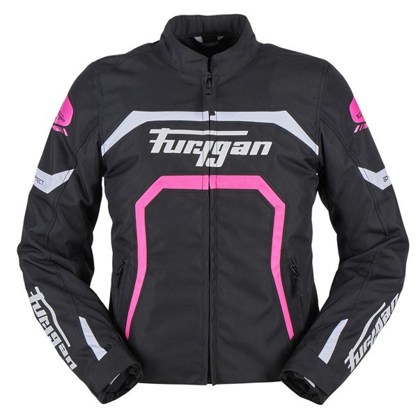 Cazadora moto Furygan Mystic Evo Black White Pink Cazadora moto Furygan Mystic Evo Black White Pink