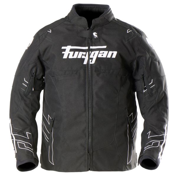 Cazadora moto Furygan Neon Kid Negro Blanco Cazadora moto Furygan Neon Kid Negro Blanco