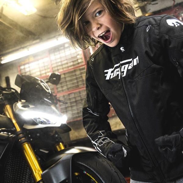 Furygan Neon Kid Negro Blanco