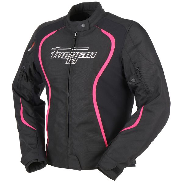 Cazadora moto Furygan Odessa Black White Pink Cazadora moto Furygan Odessa Black White Pink