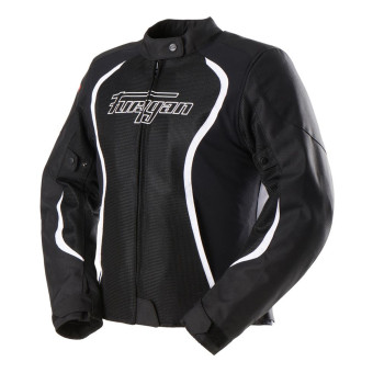 Cazadora moto Furygan Odessa Vented 3 in 1 Black White