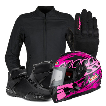 Pantalon Impermeable Ixon Sentinel Negro para Moto