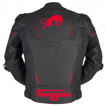 Furygan Raptor Evo 2 Black Red + Raptor Evo Black Red Pant