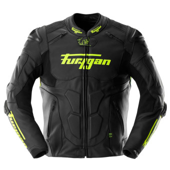 Cazadora moto Furygan Raptor Evo 3 Negro Amarillo