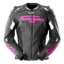 Cazadora moto Furygan Raptor Lady Negro Blanco Rosa