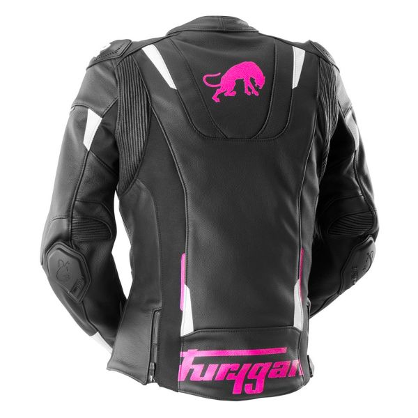 Furygan Raptor Lady Negro Blanco Rosa