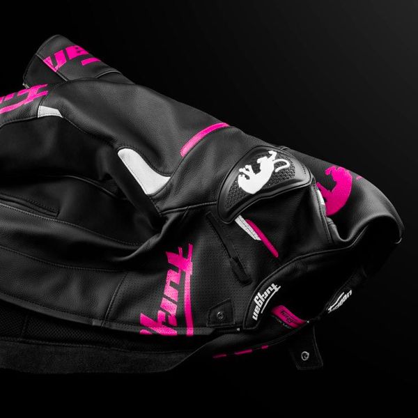 Furygan Raptor Lady Negro Blanco Rosa